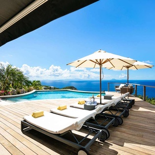Deck at WV GGL, Gouverneur, St. Barthelemy