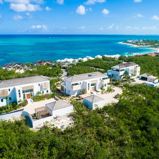 Aerial photo of TC BEO4, Babalua Beach, Turks & Caicos