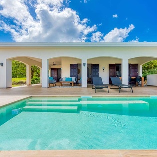 Villa Pool at SXM CAP, Beach Side/Baie Rouge, St. Martin