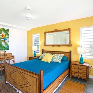 Bedroom at PIE LIB, Beach Side/Baie Rouge, St. Martin