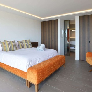 Bedroom at WV TSO, Colombier, St. Barthelemy
