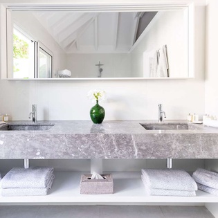 Bathroom at WV AIR, St. Jean, St. Barthelemy