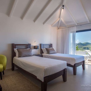Bedroom at WV IEW, St. Jean, St. Barthelemy