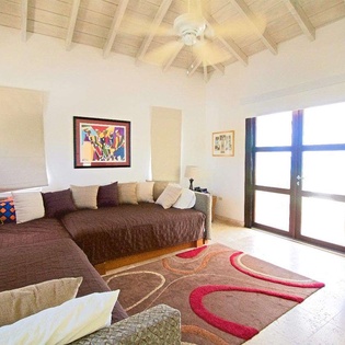 Living Room at PIE BAH, Beachfront/Cupecoy, St. Martin
