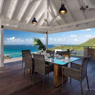 Dining Room at WV IEW, St. Jean, St. Barthelemy