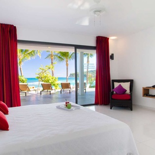 Bedroom at WV BAS, Lorient Beach, St. Barthelemy