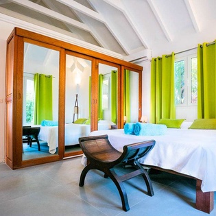 Bedroom at WV TAN, Colombier, St. Barthelemy
