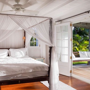Bedroom at WV PBO, Colombier, St. Barthelemy