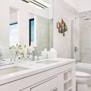 Bathroom at TC SDB, Turtle Tail, Turks & Caicos