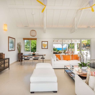 Living Room at WV LLA, St. Jean, St. Barthelemy
