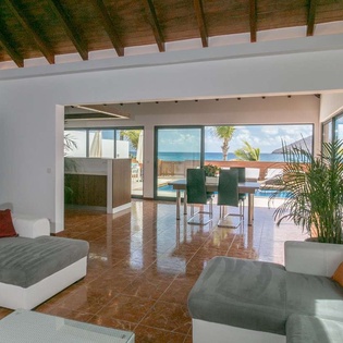 Living Room at WV VDD, Flamands Beach, St. Barthelemy