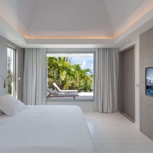 Bedroom at WV CBA, Grand Cul de Sac, St. Barthelemy