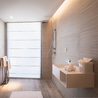 Bathroom at WV CTL, Lorient Beach, St. Barthelemy