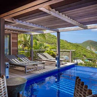 Villa Pool at WV AMA, Pointe Milou, St. Barthelemy