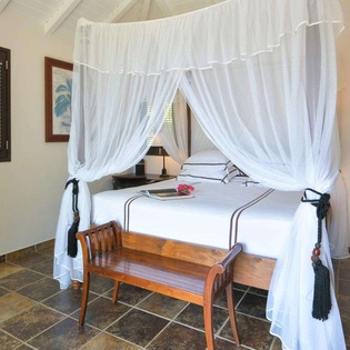 Bedroom at WV KRL, St. Jean, St. Barthelemy
