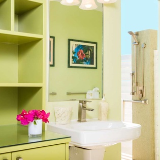 Bathroom at IE VAR, Long Bay Beach, Turks & Caicos