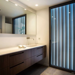 Bathroom at WV NGE, St. Jean, St. Barthelemy