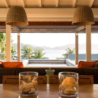 Interior of WV BOU, Pointe Milou, St. Barthelemy