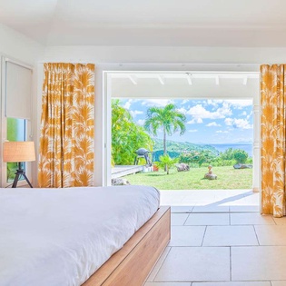 Bedroom at WV ANK, Colombier, St. Barthelemy