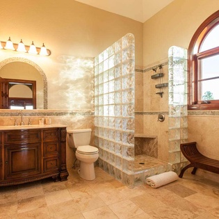 Bathroom at AXA CAS, Little Bay, Anguilla