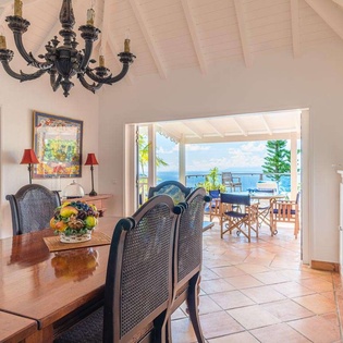 Dining Room at WV MGO, Colombier, St. Barthelemy