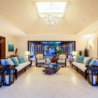 Living Room at AXA NEV, Long Bay, Anguilla