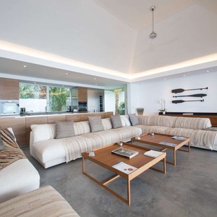 Living Room at WV GIN, Petite Saline, St. Barthelemy