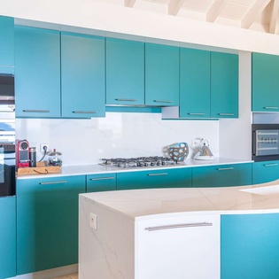 Kitchen at WV ISI, St. Jean, St. Barthelemy