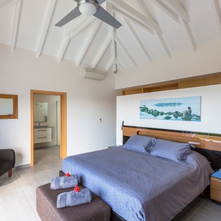 Bedroom at WV SUA, St. Jean, St. Barthelemy