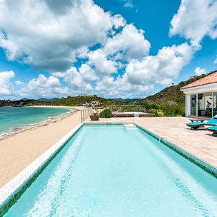 Villa Pool at SXM LVB, Beach Side/Baie Rouge, St. Martin