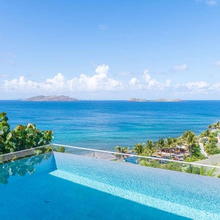 Villa Pool at WV UPS, Pointe Milou, St. Barthelemy