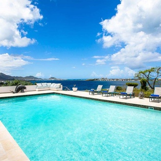 Villa Pool at PIE LIB, Beach Side/Baie Rouge, St. Martin