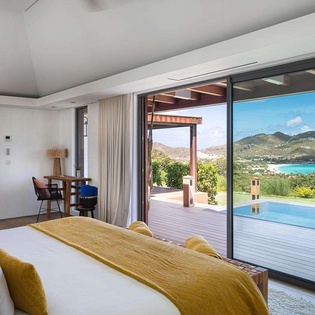 Bedroom at WV CTH, St. Jean, St. Barthelemy