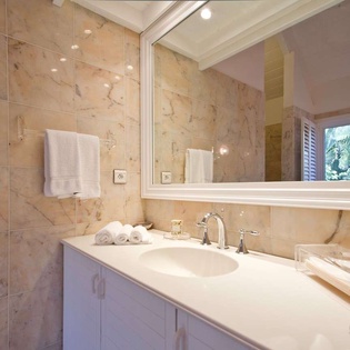 Bathroom at WV BEV, Mont Jean, St. Barthelemy