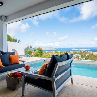 Living Room at WV ALO, Vitet, St. Barthelemy
