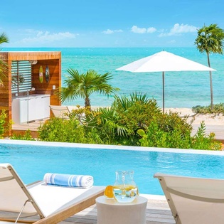 Villa Pool at TC BLC, Long Bay Beach, Turks & Caicos