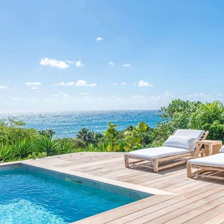 Villa Pool at WV CUT, Toiny, St. Barthelemy