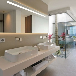 Bathroom at WV TSO, Colombier, St. Barthelemy