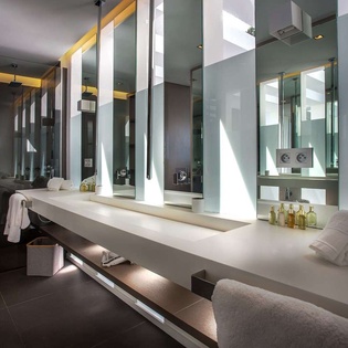 Bathroom at WV WAY, Colombier, St. Barthelemy