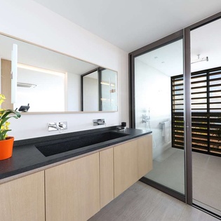 Bathroom at WV DZR, Colombier, St. Barthelemy