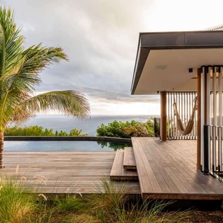 Deck at WV VIP, Pointe Milou, St. Barthelemy
