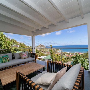 Veranda at WV RID, Anse des Cayes, St. Barthelemy