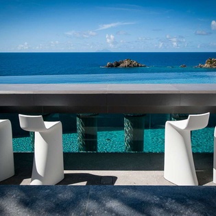 Dining Room at WV AXL, Gustavia, St. Barthelemy