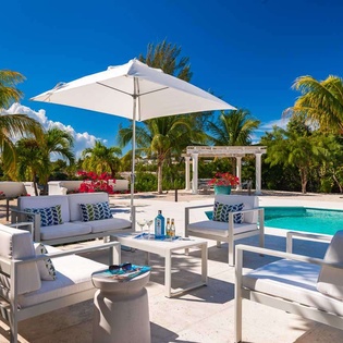 Patio at TC SGR, Leeward, Turks & Caicos