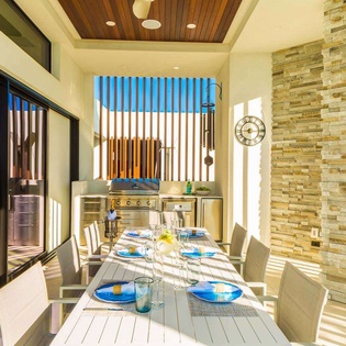 Dining Room at TC WIN, Turtle Tail, Turks & Caicos