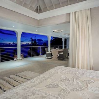 Bedroom at WV SHE, Corossol, St. Barthelemy