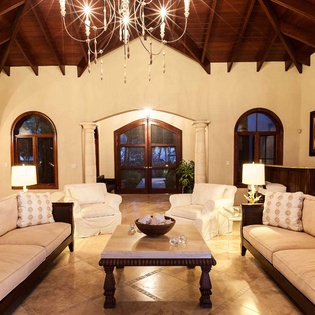 Living Room at AXA CAS, Little Bay, Anguilla