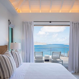 Bedroom at WV CAA, Pointe Milou, St. Barthelemy