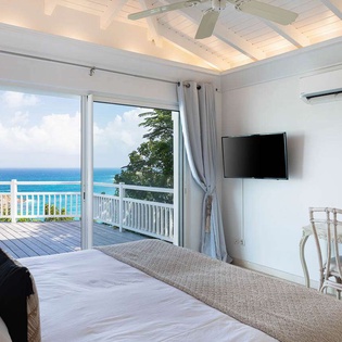 Bedroom at WV MLA, Marigot, St. Barthelemy