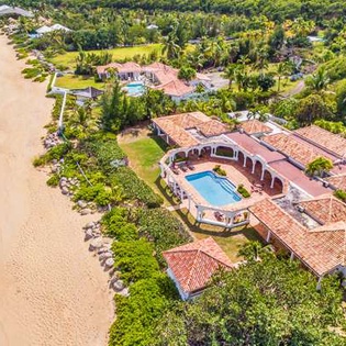 Aerial photo of SXM SER, Beach Side/Baie Rouge, St. Martin